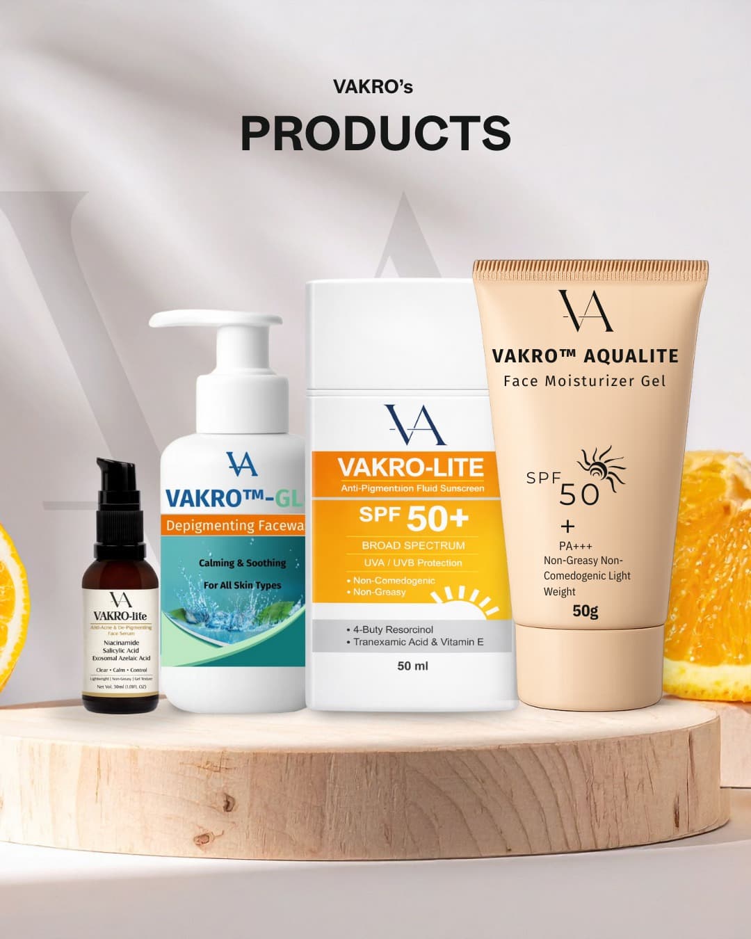 Premium skincare products